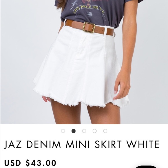 jaz denim mini skirt
